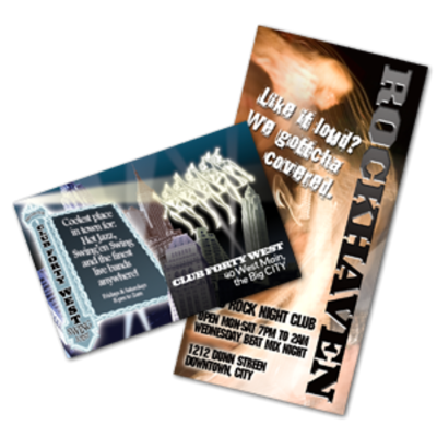 Tarjetas publicitarias 10 x 15 cm