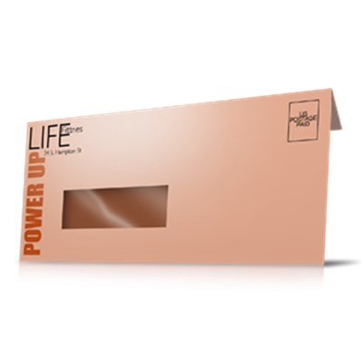 Sobres 22 x 11 a todo color con ventana