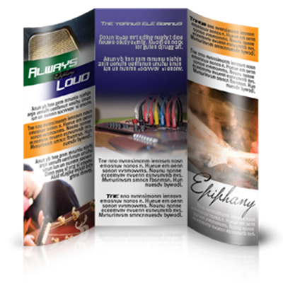 Folletos 29,7 x 21 cm